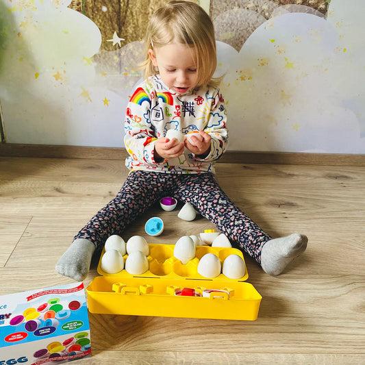 Oeufs géométriques Montessori - Kiddura