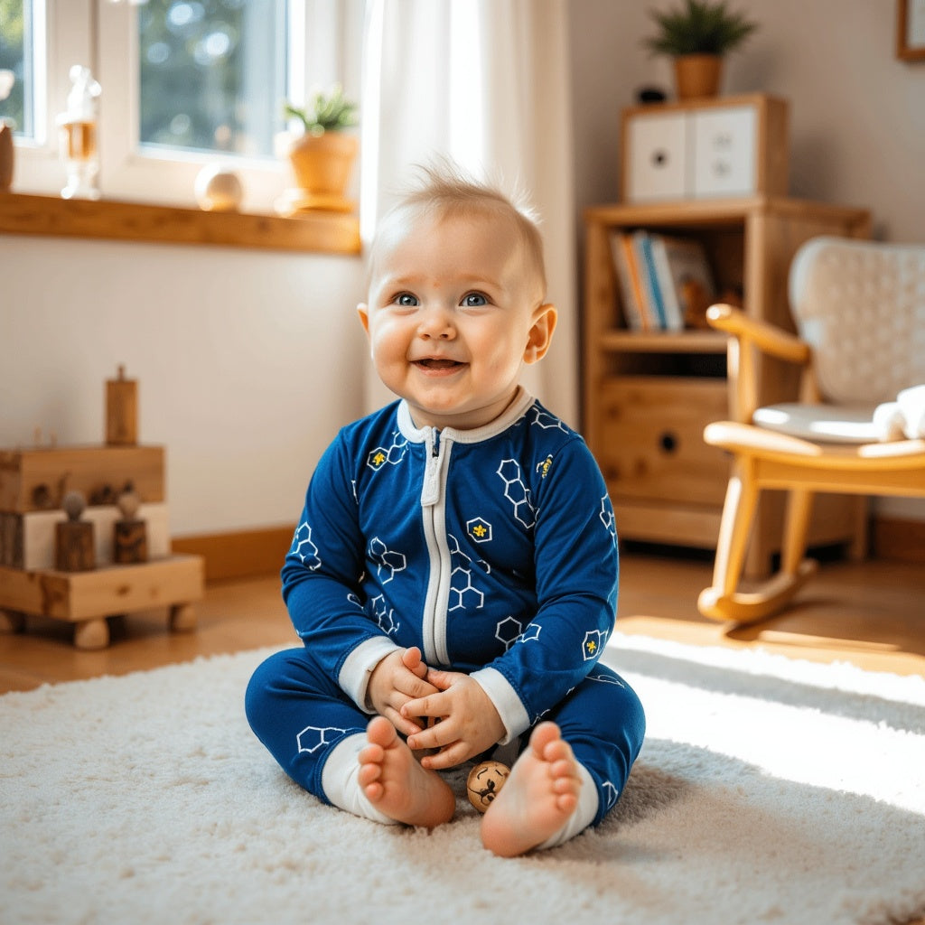 Grenouillère Honeycomb - Kiddura